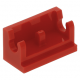 LEGO kocka csuklós elem alapja (zsanér) 1×2, piros (3937)